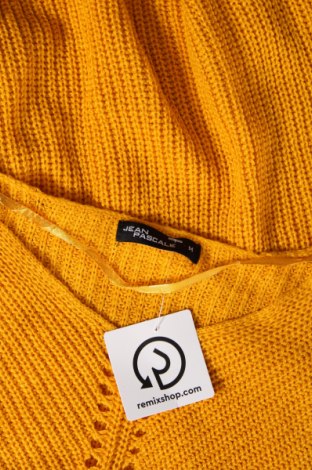 Дамски пуловер Jean Pascale, Размер M, Цвят Жълт, Цена 9,57 лв.