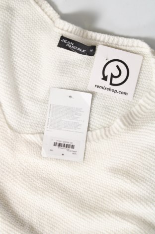 Дамски пуловер Jean Pascale, Размер M, Цвят Бял, Цена 10,73 лв.