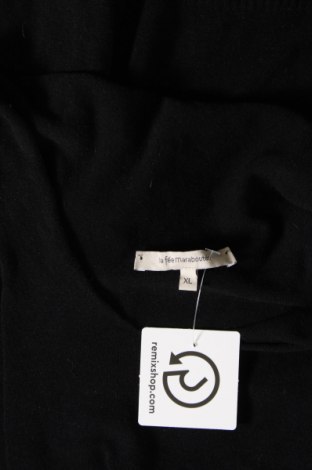 Γυναικείο πουλόβερ La Fee Maraboutee, Μέγεθος XL, Χρώμα Μαύρο, Τιμή 27,22 €