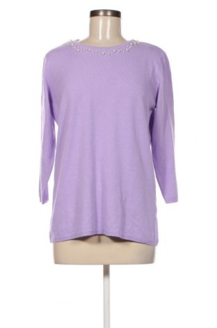 Дамски пуловер Laura Torelli, Размер M, Цвят Лилав, Цена 7,54 лв.
