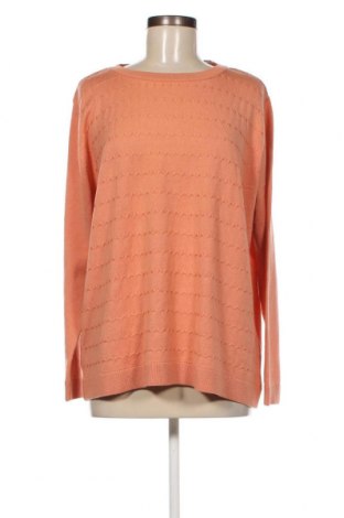 Γυναικείο πουλόβερ Laura Torelli, Μέγεθος XL, Χρώμα Πορτοκαλί, Τιμή 11,12 €