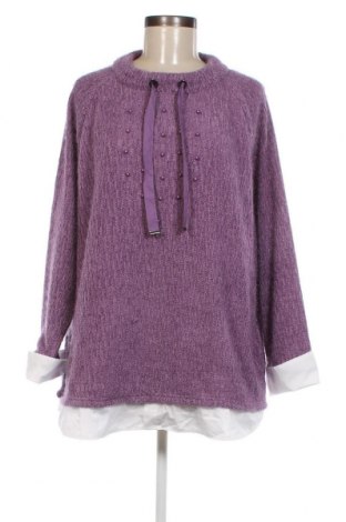 Γυναικείο πουλόβερ Laura Torelli, Μέγεθος XL, Χρώμα Βιολετί, Τιμή 6,28 €