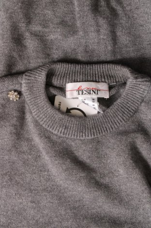 Дамски пуловер Linea Tesini, Размер M, Цвят Сив, Цена 8,12 лв.