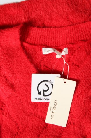 Damenpullover Lovie & Co, Größe M, Farbe Rot, Preis 17,94 €