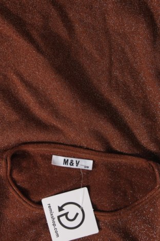 Pulover de femei M&V, Mărime S, Culoare Maro, Preț 25,76 Lei