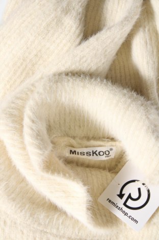 Pulover de femei MissKoo, Mărime M, Culoare Ecru, Preț 29,57 Lei