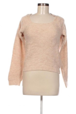 Γυναικείο πουλόβερ Naf Naf, Μέγεθος L, Χρώμα  Μπέζ, Τιμή 13,46 €