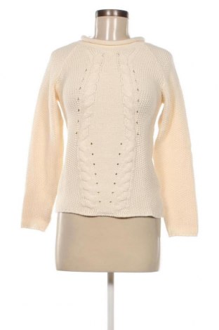 Γυναικείο πουλόβερ Naf Naf, Μέγεθος S, Χρώμα Εκρού, Τιμή 13,46 €