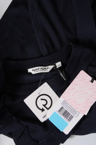 Дамски пуловер Naf Naf, Размер S, Цвят Син, Цена 39,15 лв.