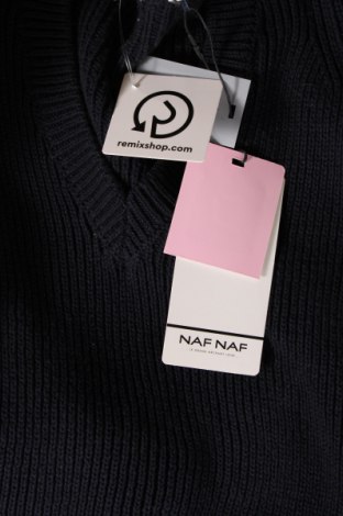 Дамски пуловер Naf Naf, Размер S, Цвят Син, Цена 26,10 лв.