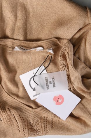 Damenpullover Naf Naf, Größe S, Farbe Beige, Preis € 22,99