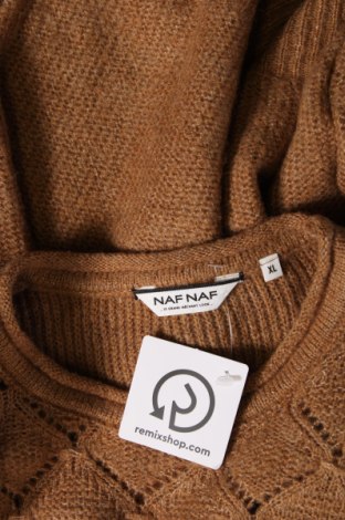 Γυναικείο πουλόβερ Naf Naf, Μέγεθος XL, Χρώμα  Μπέζ, Τιμή 15,70 €