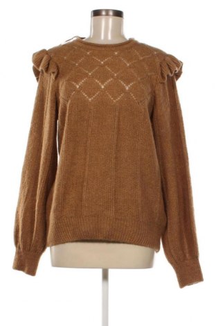 Дамски пуловер Naf Naf, Размер XL, Цвят Бежов, Цена 39,15 лв.