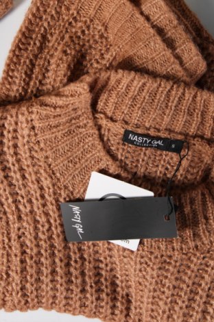 Дамски пуловер Nasty Gal, Размер S, Цвят Кафяв, Цена 26,10 лв.