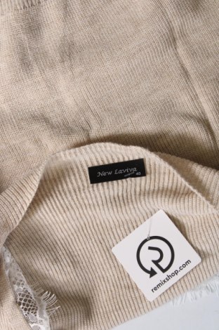 Γυναικείο πουλόβερ New Laviva, Μέγεθος M, Χρώμα  Μπέζ, Τιμή 9,42 €