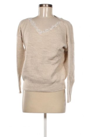 Дамски пуловер New Laviva, Размер M, Цвят Бежов, Цена 26,10 лв.