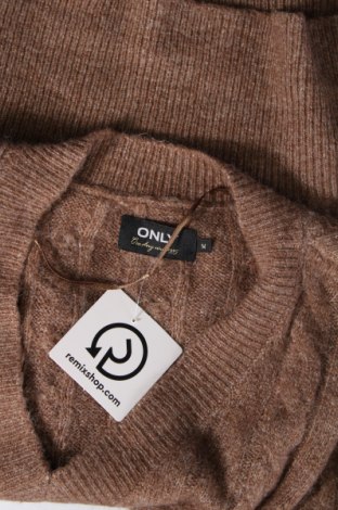 Дамски пуловер ONLY, Размер M, Цвят Бежов, Цена 10,00 лв.