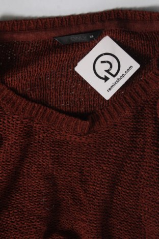 Дамски пуловер ONLY, Размер XL, Цвят Кафяв, Цена 3,65 лв.