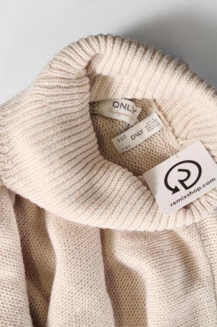 Дамски пуловер ONLY, Размер L, Цвят Екрю, Цена 10,20 лв.
