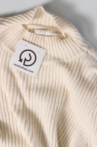 Γυναικείο πουλόβερ ONLY, Μέγεθος L, Χρώμα Εκρού, Τιμή 10,00 €