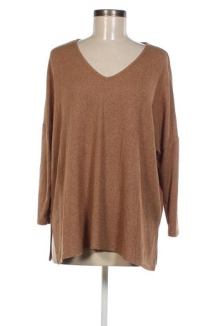 Γυναικείο πουλόβερ ONLY Carmakoma, Μέγεθος XL, Χρώμα  Μπέζ, Τιμή 4,30 €
