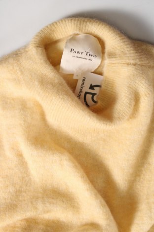 Damski sweter Part Two, Rozmiar L, Kolor Żółty, Cena 140,74 zł