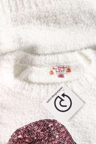 Γυναικείο πουλόβερ Poof, Μέγεθος M, Χρώμα Λευκό, Τιμή 17,94 €