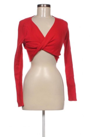 Pulover de femei Pull&Bear, Mărime S, Culoare Roșu, Preț 51,45 Lei