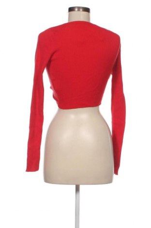 Дамски пуловер Pull&Bear, Размер S, Цвят Червен, Цена 19,78 лв.