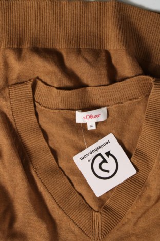 Дамски пуловер S.Oliver, Размер S, Цвят Кафяв, Цена 10,44 лв.