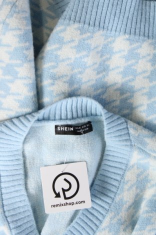 Дамски пуловер SHEIN, Размер M, Цвят Син, Цена 7,54 лв.