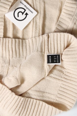 Дамски пуловер SHEIN, Размер M, Цвят Бежов, Цена 7,83 лв.