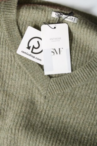 Дамски пуловер SMF, Размер M, Цвят Зелен, Цена 26,10 лв.