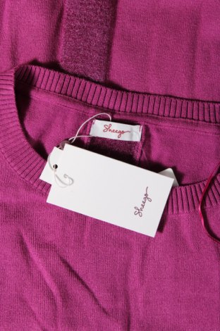 Дамски пуловер Sheego, Размер XXL, Цвят Лилав, Цена 34,80 лв.