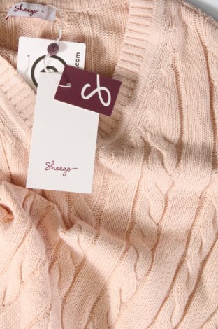 Γυναικείο πουλόβερ Sheego, Μέγεθος L, Χρώμα Ρόζ , Τιμή 20,18 €