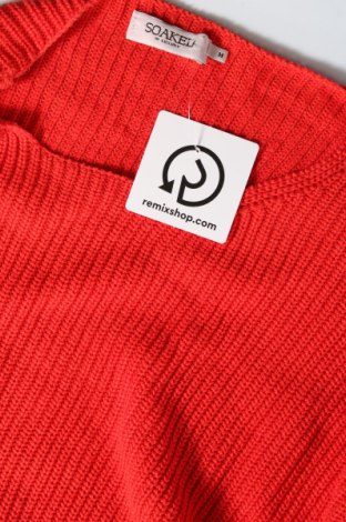 Damski sweter Soaked In Luxury, Rozmiar M, Kolor Czerwony, Cena 56,30 zł