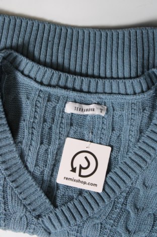 Γυναικείο πουλόβερ Terranova, Μέγεθος S, Χρώμα Μπλέ, Τιμή 5,56 €