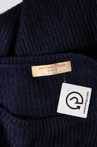 Дамски пуловер Tom Tailor, Размер M, Цвят Син, Цена 29,15 лв.