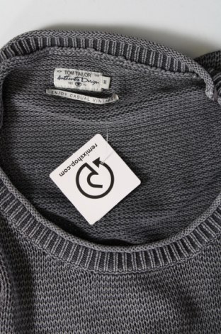 Дамски пуловер Tom Tailor, Размер M, Цвят Сив, Цена 11,02 лв.