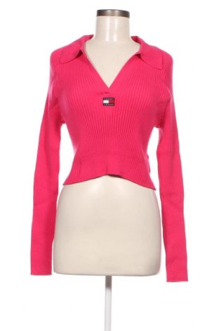 Γυναικείο πουλόβερ Tommy Jeans, Μέγεθος 3XL, Χρώμα Ρόζ , Τιμή 39,38 €