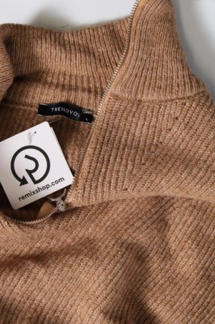 Дамски пуловер Trendyol, Размер L, Цвят Бежов, Цена 26,10 лв.