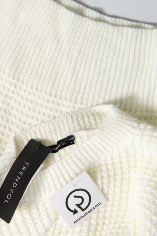 Γυναικείο πουλόβερ Trendyol, Μέγεθος S, Χρώμα Λευκό, Τιμή 10,32 €