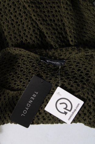 Дамски пуловер Trendyol, Размер S, Цвят Зелен, Цена 17,40 лв.