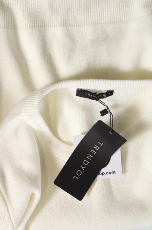 Дамски пуловер Trendyol, Размер S, Цвят Екрю, Цена 18,27 лв.