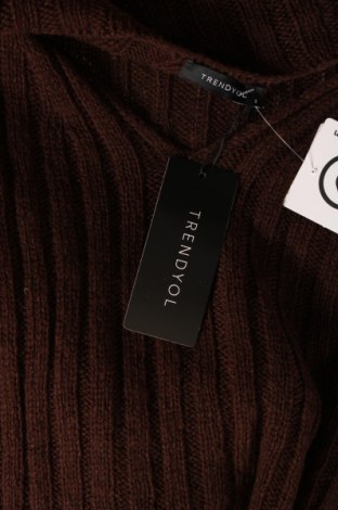 Дамски пуловер Trendyol, Размер S, Цвят Кафяв, Цена 20,01 лв.