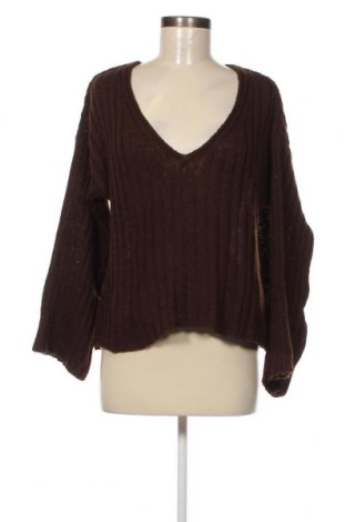 Дамски пуловер Trendyol, Размер S, Цвят Кафяв, Цена 20,01 лв.