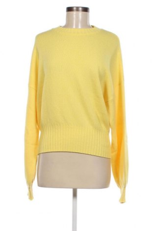 Дамски пуловер United Colors Of Benetton, Размер XL, Цвят Жълт, Цена 52,20 лв.