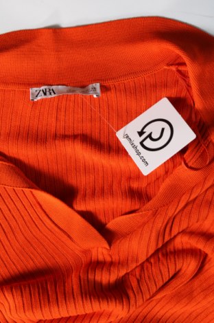 Дамски пуловер Zara, Размер M, Цвят Оранжев, Цена 20,00 лв.