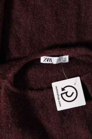Дамски пуловер Zara, Размер S, Цвят Червен, Цена 5,87 лв.