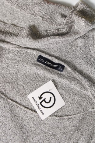 Дамски пуловер Zara, Размер M, Цвят Сив, Цена 6,20 лв.